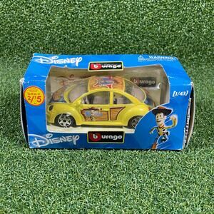 Bburago Disney Collection Toy Story Woody Volkswagen New Beetle Diecast